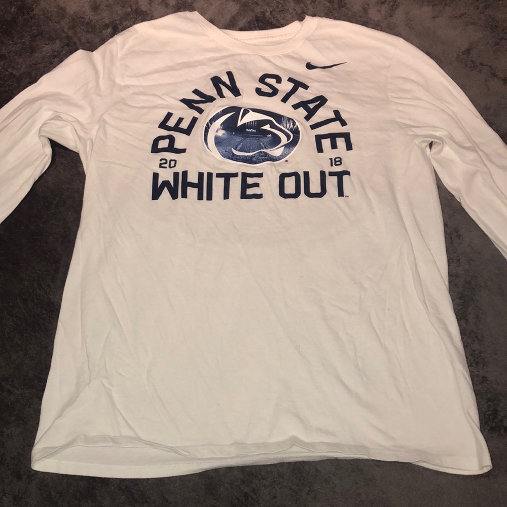 Nike Penn State 2018 White Out 2018 LS Tee